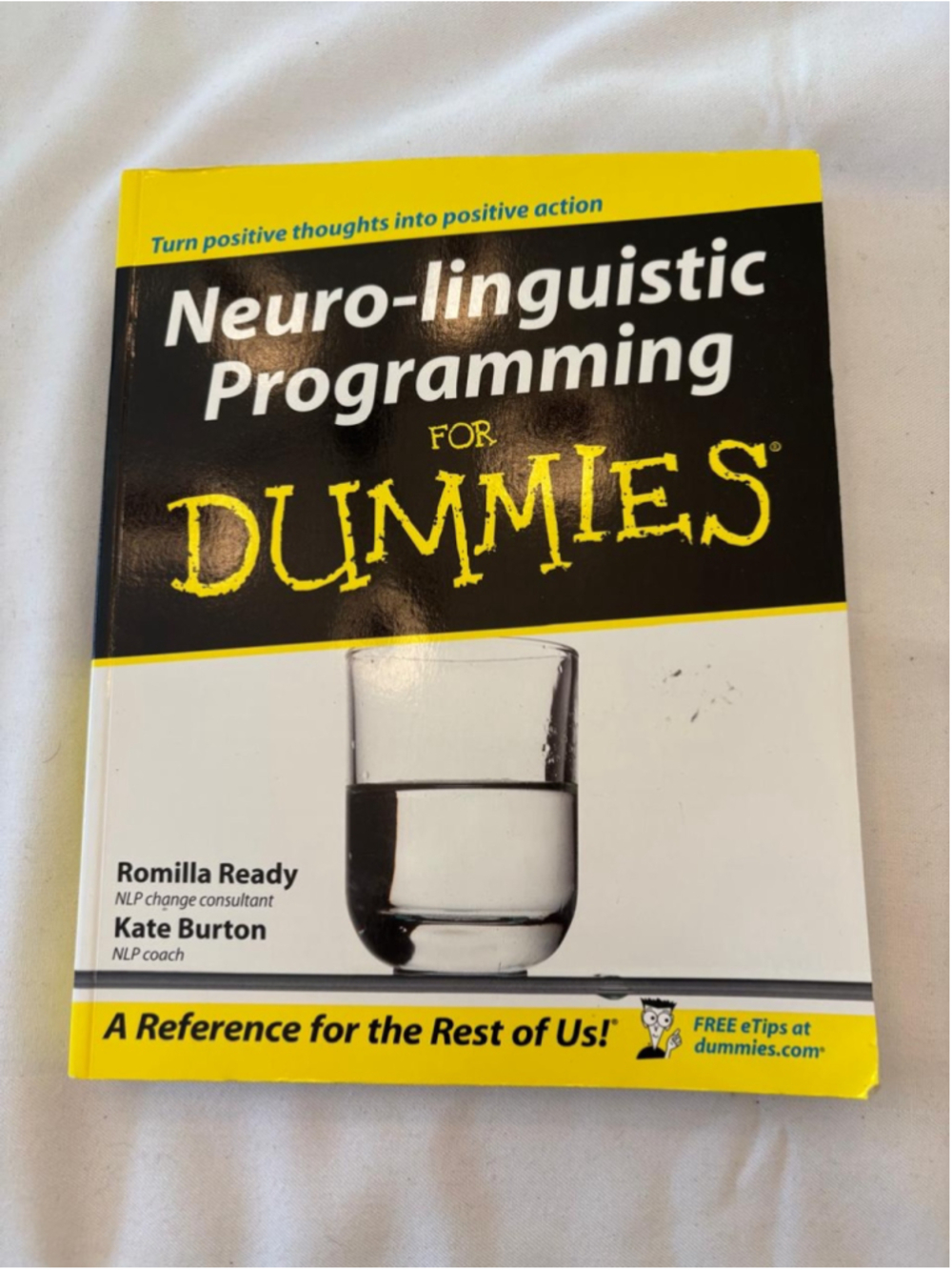 Neuro-linguistic Programming For Dummies Book, One Size, Yellow and Black #E85